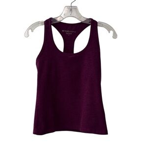 Beyond Yoga Heathered Purple Magenta Sports Tank Top Size Small